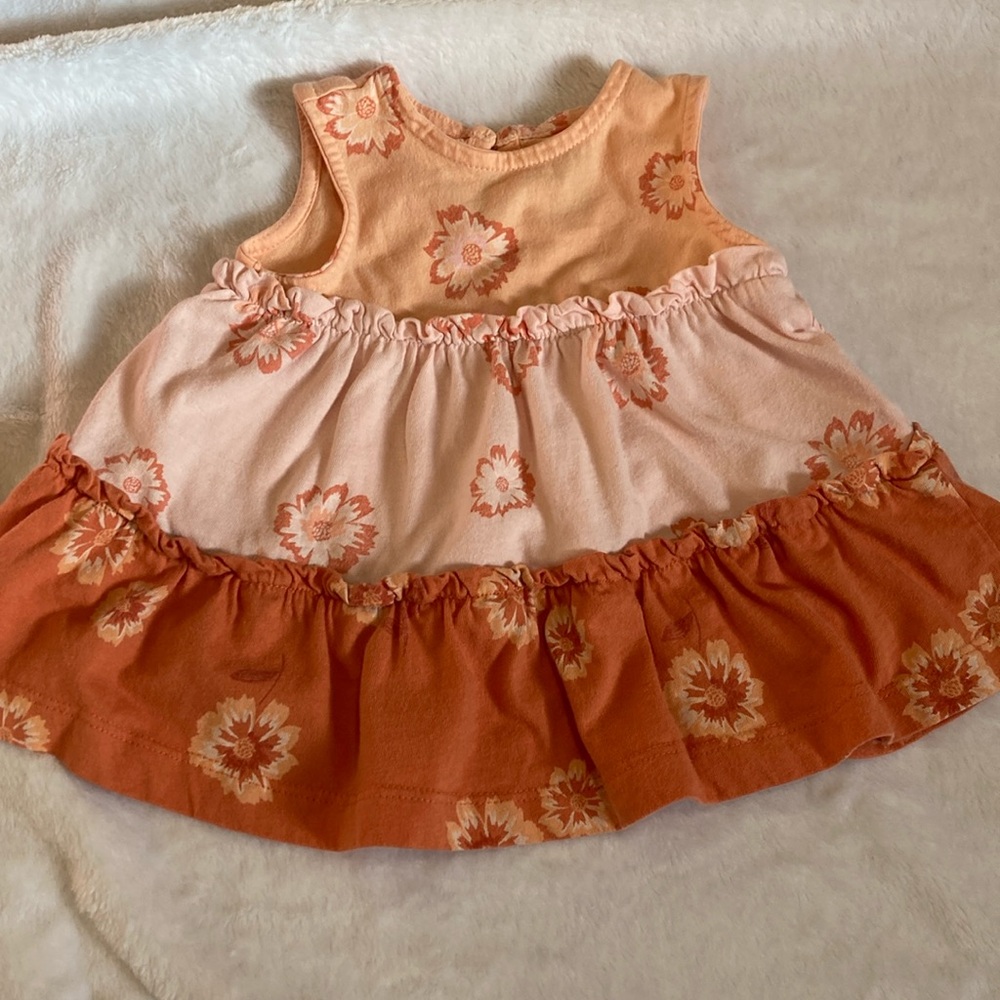 orange dress for babies